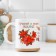 Sublimation mug "The best in the world of mom", with application