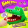 A board game to dexterity and reaction "faster than a crocodile", from 2 players, 4+