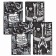 A set of kitchen towels of Dolyana Rock’N’Roll 35x60cm-4pcs, 100% HL