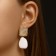 Earrings Assorted "Vakanda" Connection of figures, color gold