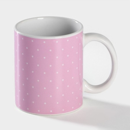 Mug - chameleon ceramic shade “Flamingo”, 350 ml, pink color-2
