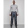 Semi-combinezone ski insulated male winter, size 52, dark gray color