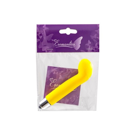 Stimulator of the goromantica awe, 12 cm, silicone, yellow color-10
