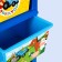 Universal chest of drawers 103 × 52 × 42 cm, 4 sections, box 51 x 36 x 20 cm, blue tractor
