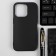 Red Line Ultimate case for the iPhone 14 Pro phone, silicone, black