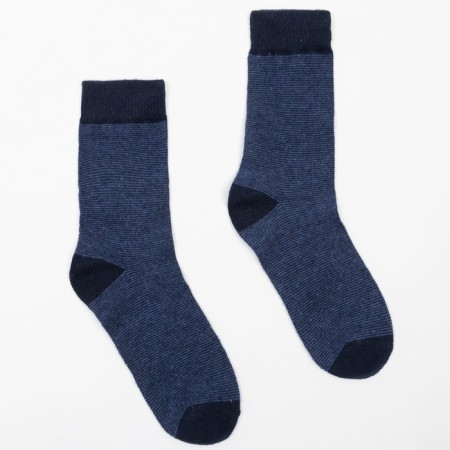 Male wool socks, dark blue color, rr 39-43