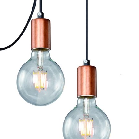 Futuro chandelier, 5x60W E27, black color-1