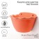 Kashpo for flowers wall “wave”, plastic, 3 l, color mix