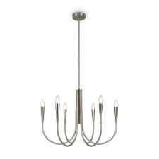 Подвесной светильник Freya FR5253PL-06N Branches, 625х625х1100 мм, E14, 6х40Вт, цвет никель
