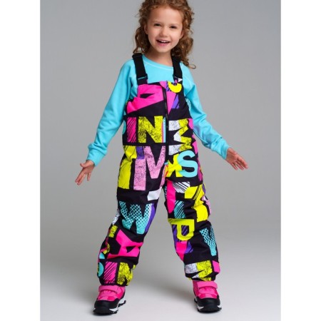 Winter set for the girl PlayTode: jacket and semi -combineson, height 110 cm-4