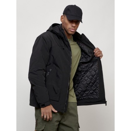 Male spring jacket, size 50, black color-13
