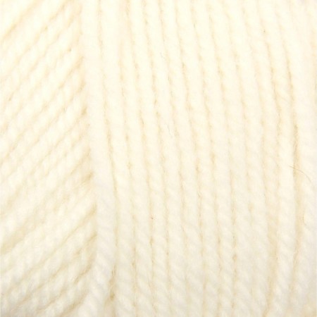 Yarn "Narodnaya" 30% wool, 70% acrylic volume 220m/100g (01-white)