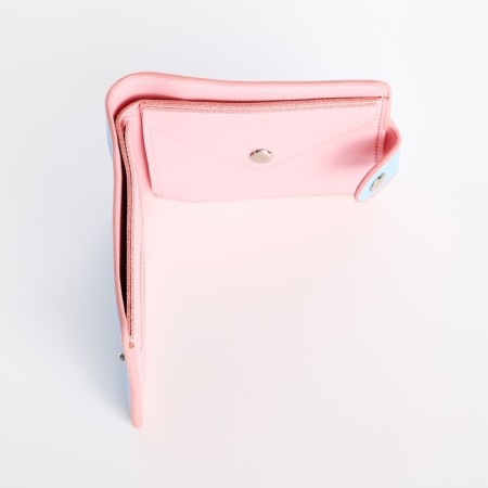 Wallet on the button, the color is blue-3