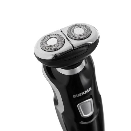 Elektrotveta "Mikma" 259r, 3 W, rotor, dry shaving, battery, trimmer, black-1