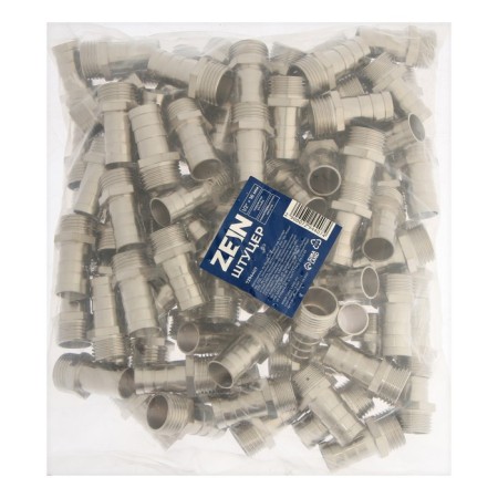 Zein fitting, 1/2 "x 16 mm external thread, nickelled brass, packing 100 pcs.-2
