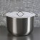 The pan is whole, metal cover, 45 liters