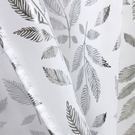 Bath curtains DASCH 180x200 cm, BT-829985, silver leaves-2