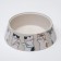 MIR-MUAU bowl for cats 0.3 l, 14.5 x 14.5 x 4 cm, light-beige