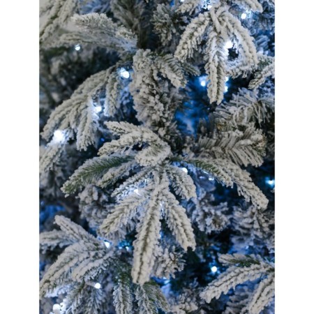 Artificial spruce Green Trees "Forest", premium, snowy, with lighting, 210 cm-6