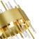 Suspended chandelier ST LUCE. SL1633.203.08. Olvera. 8x40 watts, E14, 40x40x37 cm, matte gold color