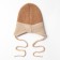Children's hat minku rr 35-40, brown/beige color
