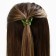 Hair crab 3 pcs. Believ in Yourself butterflies, 4.5 x 3 x 3 cm