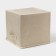 Stellid box for storage with a lid "Owl-Indian", 29 × 29 × 28.5 cm