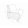 Armchair "Buno" Vivaldi velor, beige
