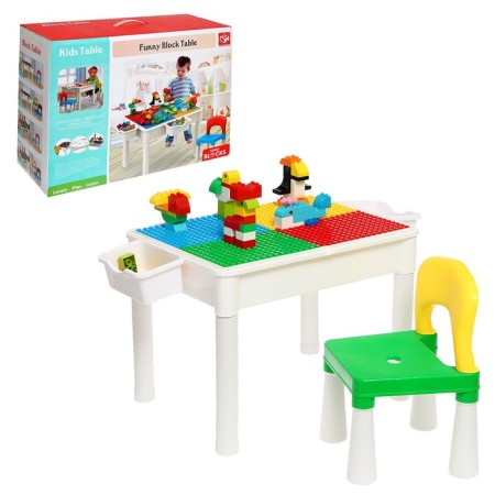 Game set "Table with a chair", designer, 60 parts
