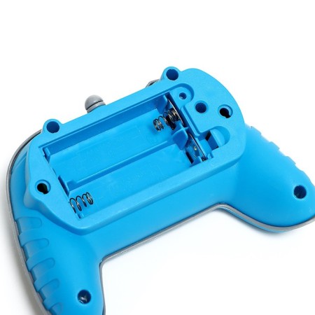 Radio controlled machine "Trick", smoke, with a battery, blue color-10