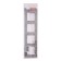 Frame Legrand Etika, 4th, aluminum