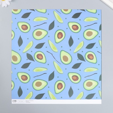 Avocado scrapbooking paper density 180 g 30.5x32 cm-1
