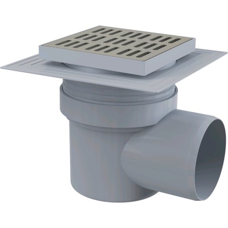 Alcaplast APV12, 150 × 150/110 mm, side drain, wet waterproof wet