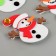 New Year's set of stickers from EVA "Snowmen", 6 pcs.