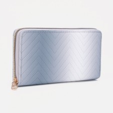 Women's wallet with lightning, gray color