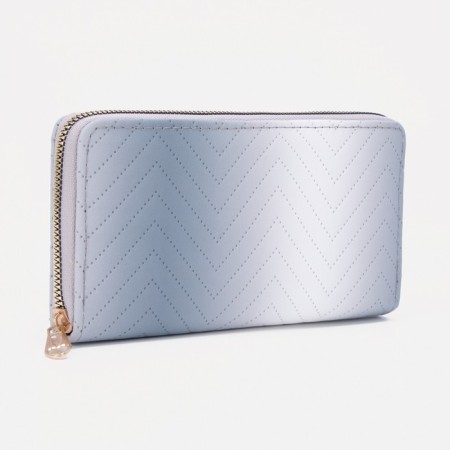 Women's wallet with lightning, gray color