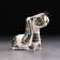Figure "Friends", ornament, 8x4.5x7 cm