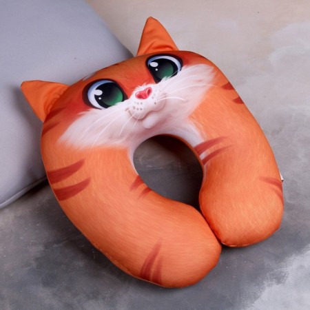 Pillow for travel Antistress "Kotik"-1