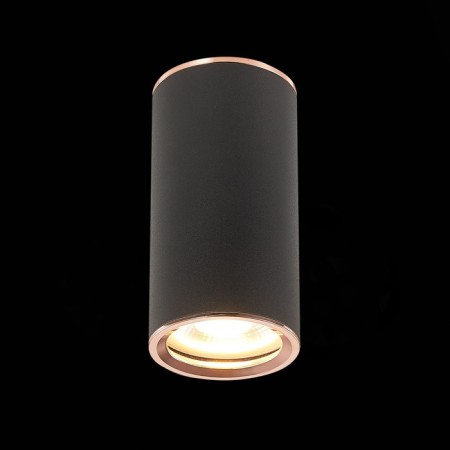 Ceiling lamp ST LUCE. ST111.427.01. 1x50 W, GU10, 5.4x5.4x10.5 cm, black color-1