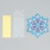 Package for sweets "Snowflake", 11 x 6 cm, New Year