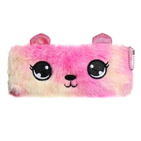 Penal School fur on the zipper Calligrata "Mishka", mix-4