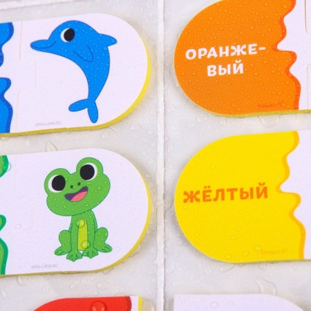 Soft puzzle for kids "Learning Colors", 5 puzzles, crumb I-5
