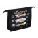 Folder for notebooks A5, 240 x 205 x 40 mm, zipper from above, plastic, PT 73-12 "Skate" (voluminous 3D rusunes with a metallic effect)
