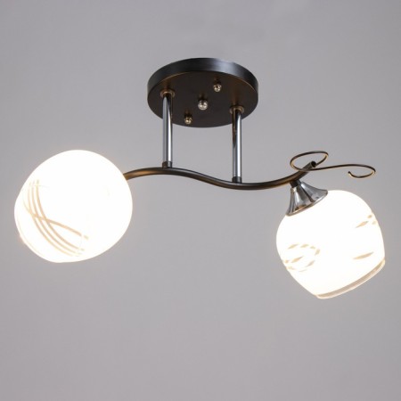 Milava chandelier 2he27 40W black-chromium 54x22x27 cm Bayerlux-1