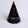Paper cap “stuffed”, black, in a set of 6 pcs