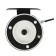Inertial coil, plastic metal, diameter 6.3 cm, black white color, 701a