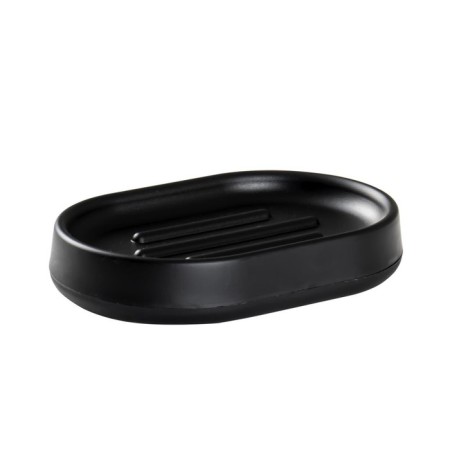 Soap dish, 13.3x8.8x2.6 cm, black