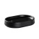 Soap dish, 13.3x8.8x2.6 cm, black