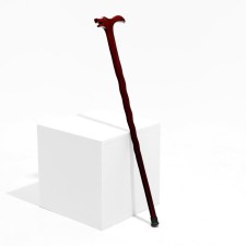 Souvenir cane 90cm, dragon hilt, dark