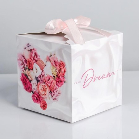 Gift folding box, packaging, "Dream", 12 x 12 x 12 cm-1
